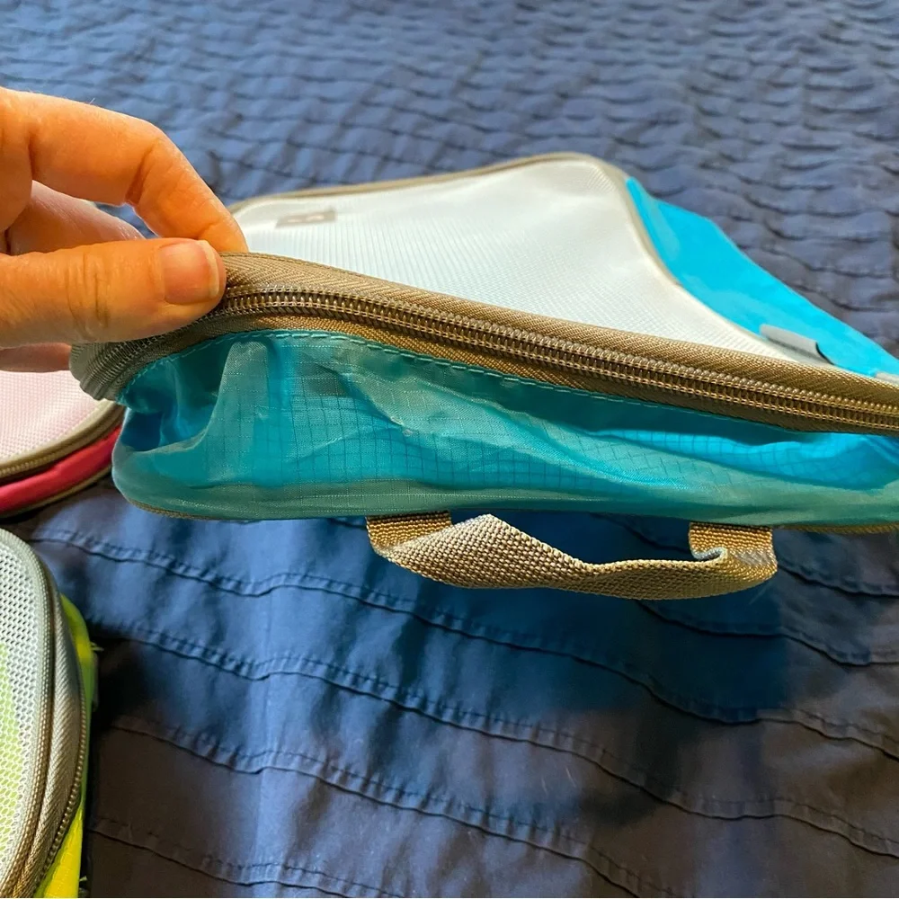 3 Mesh Cosmetics/Travel Bags